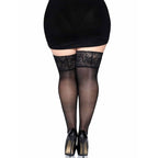 LEG AVENUE - STAY UPS SHEER THIGH HIGH PLUS SIZE - Amore24