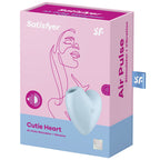 SATISFYER - CUTIE HEART AIR PULSE STIMULATOR & VIBRATOR PINK - Amore24