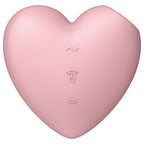 SATISFYER - CUTIE HEART AIR PULSE STIMULATOR & VIBRATOR PINK - Amore24