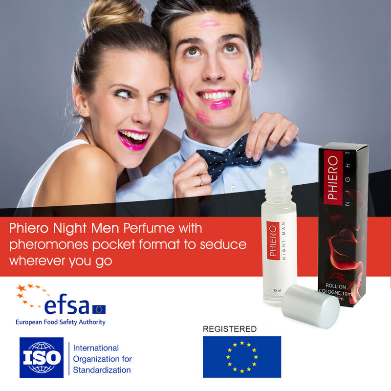 500 COSMETICS - PHIERO NIGHT MAN PERFUME PHEROMONES FOR MEN WITH ROLL-ON - Amore24