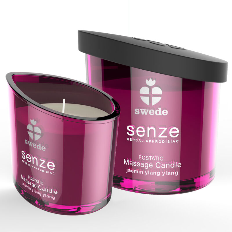 SWEDE - SENZE ECSTATIC MASSAGE CANDLE - JASMINE, YLANG YLANG - Amore24
