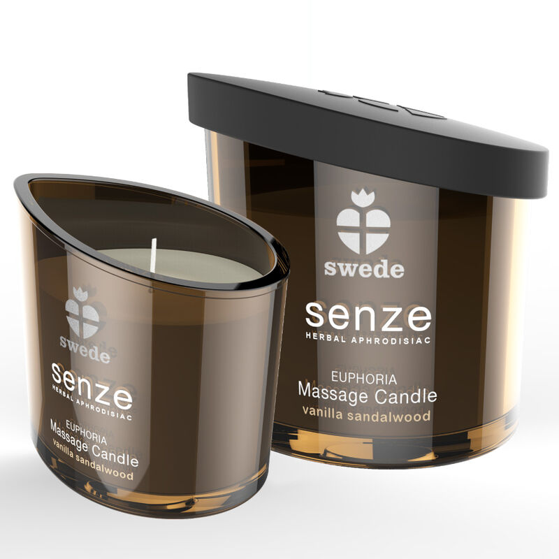 SWEDE - SENZE EUPHORIA MASSAGE CANDLE - VANILLA, SANDALWOOD - Amore24