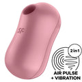 SATISFYER - COTTON CANDY AIR PULSE STIMULATOR & VIBRATOR PINK - Amore24
