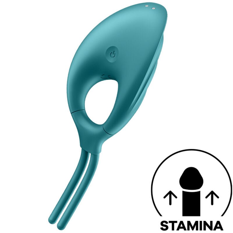 SATISFYER - SWORDSMAN RING VIBRATOR BLUE - Amore24