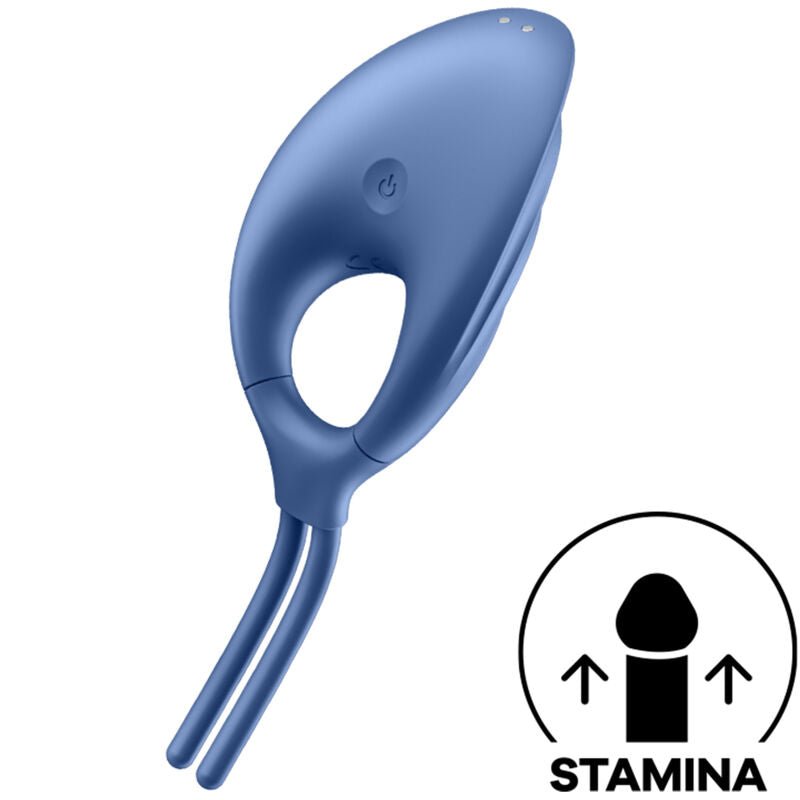 SATISFYER - SWORDSMAN RING VIBRATOR BLUE - Amore24