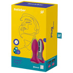 SATISFYER - ROTATOR PLUG 2+ VIBRATING PLUG APP RED - Amore24