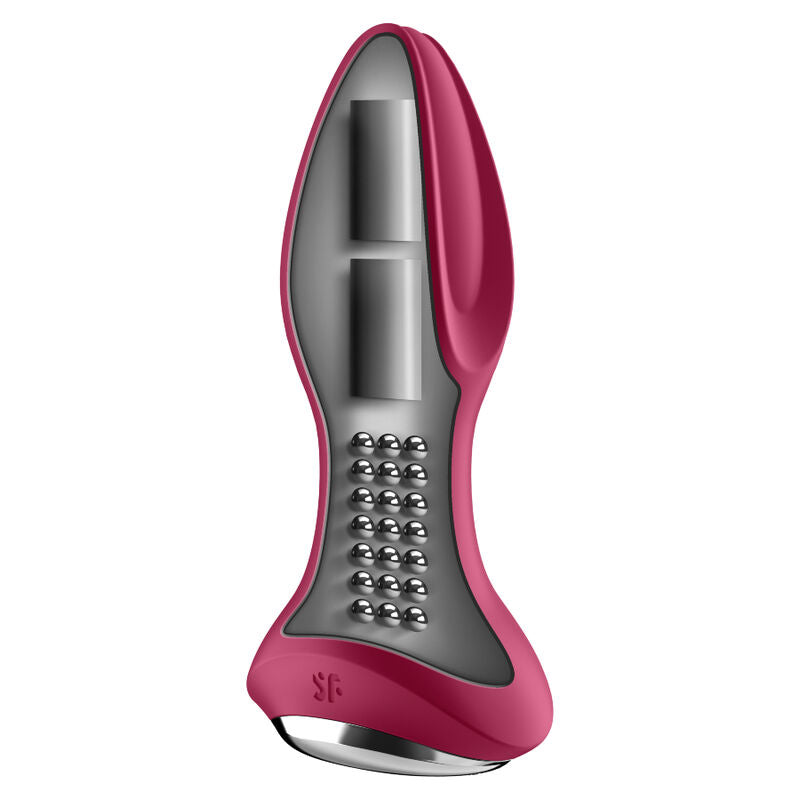 SATISFYER - ROTATOR PLUG 2+ VIBRATING PLUG APP RED - Amore24