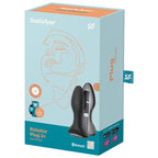 SATISFYER - ROTATOR PLUG 2+ VIBRATING PLUG APP RED - Amore24