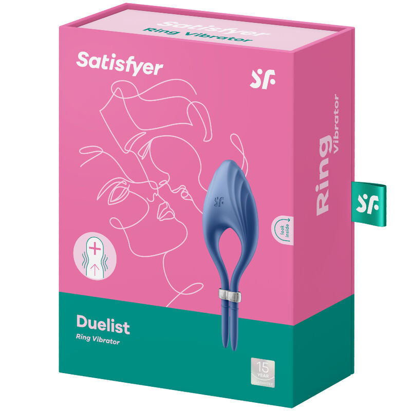 SATISFYER - DUELIST RING VIBRATOR GREY - Amore24