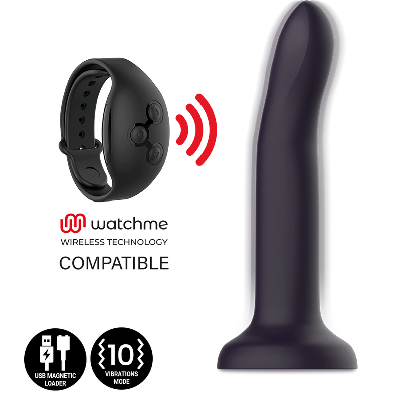MYTHOLOGY - DUMAN MYSTIC DILDO M - VIBRATOR COMPATIBLE WITH WATCHME WIRELESS TECHNOLOGY - Amore24