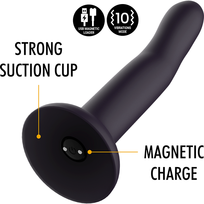 MYTHOLOGY - DUMAN MYSTIC DILDO M - VIBRATOR COMPATIBLE WITH WATCHME WIRELESS TECHNOLOGY - Amore24