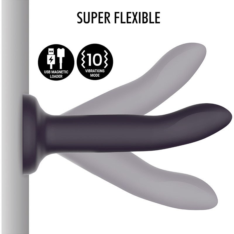 MYTHOLOGY - DUMAN MYSTIC DILDO M - VIBRATOR COMPATIBLE WITH WATCHME WIRELESS TECHNOLOGY - Amore24