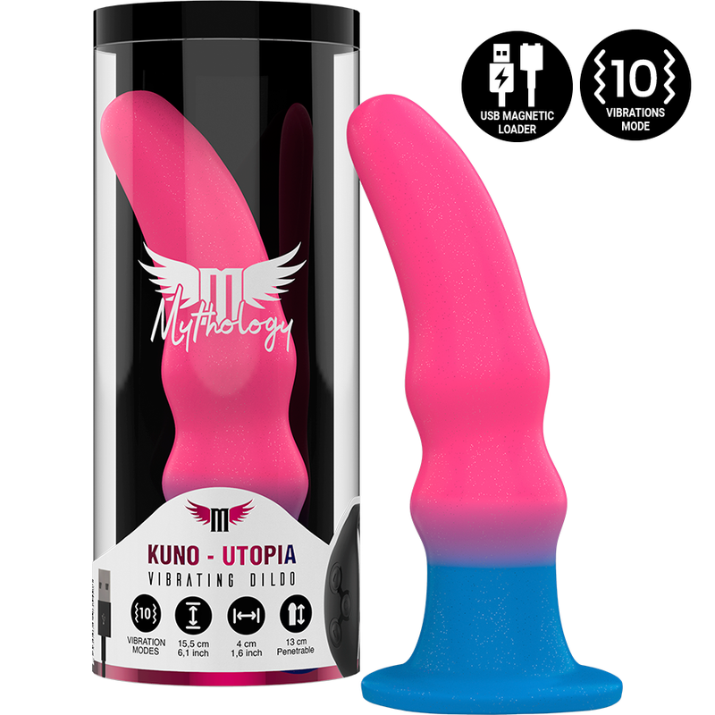 MYTHOLOGY - KUNO UTOPIA DILDO M - VIBRATOR COMPATIBLE WITH WATCHME WIRELESS TECHNOLOGY - Amore24