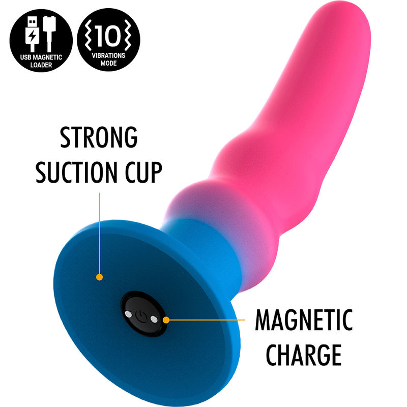 MYTHOLOGY - KUNO UTOPIA DILDO M - VIBRATOR COMPATIBLE WITH WATCHME WIRELESS TECHNOLOGY - Amore24