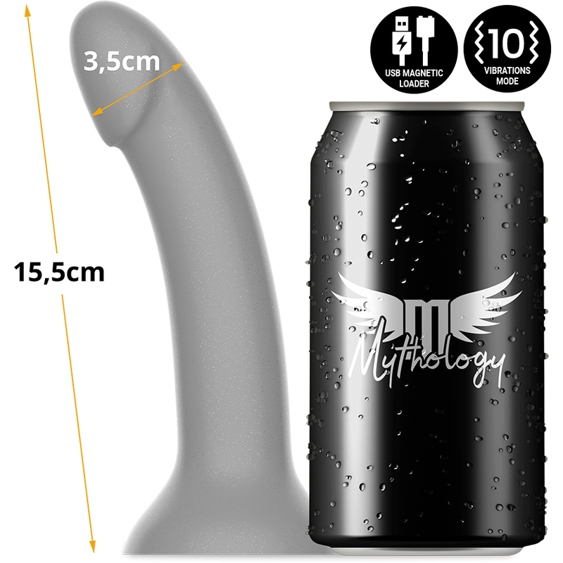 MYTHOLOGY - RUNE MAJESTIC DILDO S - VIBRATOR WATCHME WIRELESS TECHNOLOGY COMPATIBLE - Amore24