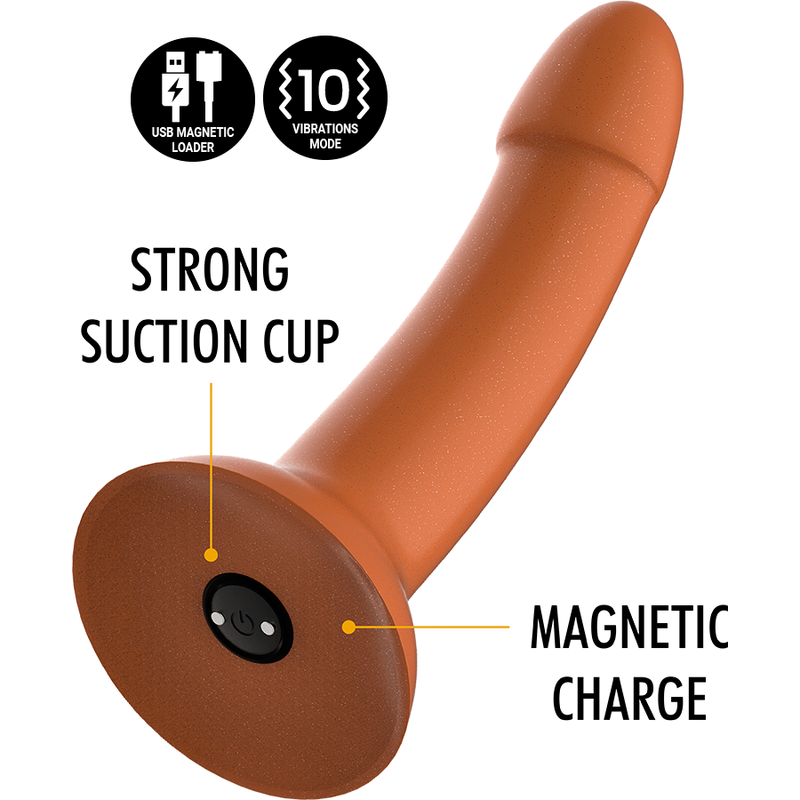 MYTHOLOGY - RUNE ROYAL DILDO M - VIBRATOR WATCHME WIRELESS TECHNOLOGY COMPATIBLE - Amore24