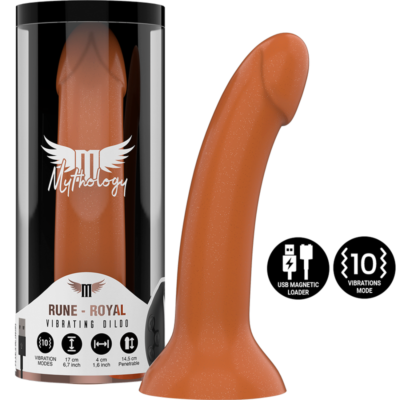 MYTHOLOGY - RUNE ROYAL DILDO M - VIBRATOR WATCHME WIRELESS TECHNOLOGY COMPATIBLE - Amore24