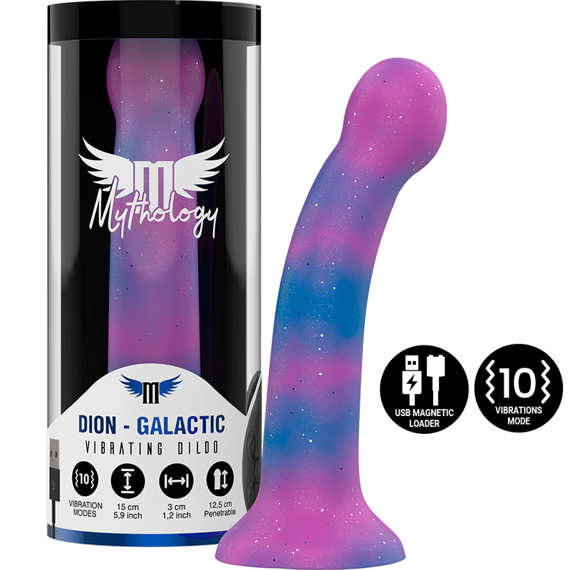MYTHOLOGY - DION GALACTIC DILDO S - VIBRATOR WATCHME WIRELESS TECHNOLOGY COMPATIBLE - Amore24