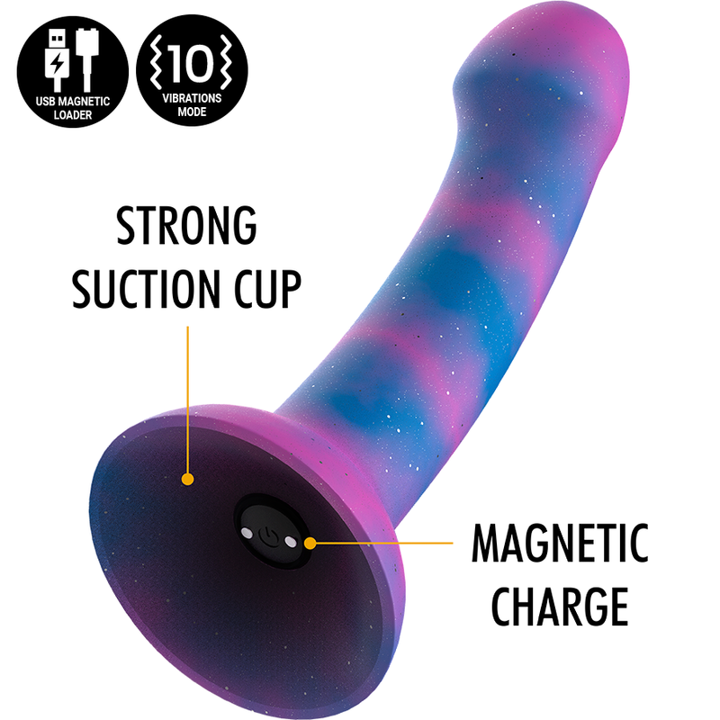 MYTHOLOGY - DION GALACTIC DILDO M - VIBRATOR WATCHME WIRELESS TECHNOLOGY COMPATIBLE - Amore24
