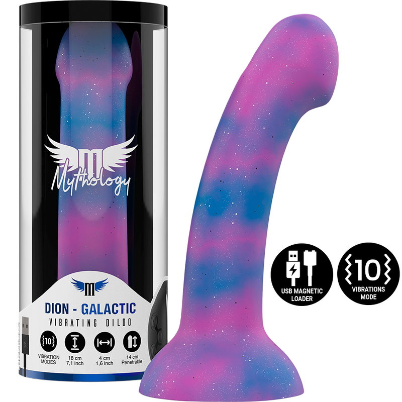 MYTHOLOGY - DION GALACTIC DILDO M - VIBRATOR WATCHME WIRELESS TECHNOLOGY COMPATIBLE - Amore24