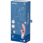SATISFYER - HUG ME RABBIT VIBRATOR APP BLUE - Amore24
