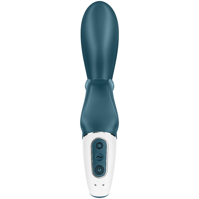 SATISFYER - HUG ME RABBIT VIBRATOR APP BLUE - Amore24