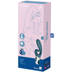 SATISFYER - HUG ME RABBIT VIBRATOR APP BLUE - Amore24