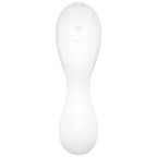 SATISFYER - CURVY TRINITY 5 AIR PULSE STIMULATOR & VIBRATOR APP BLUE - Amore24