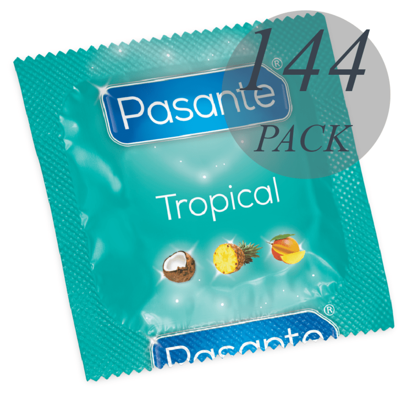 PASANTE - CONDOMS TROPICAL BAG 144 UNITS - Amore24