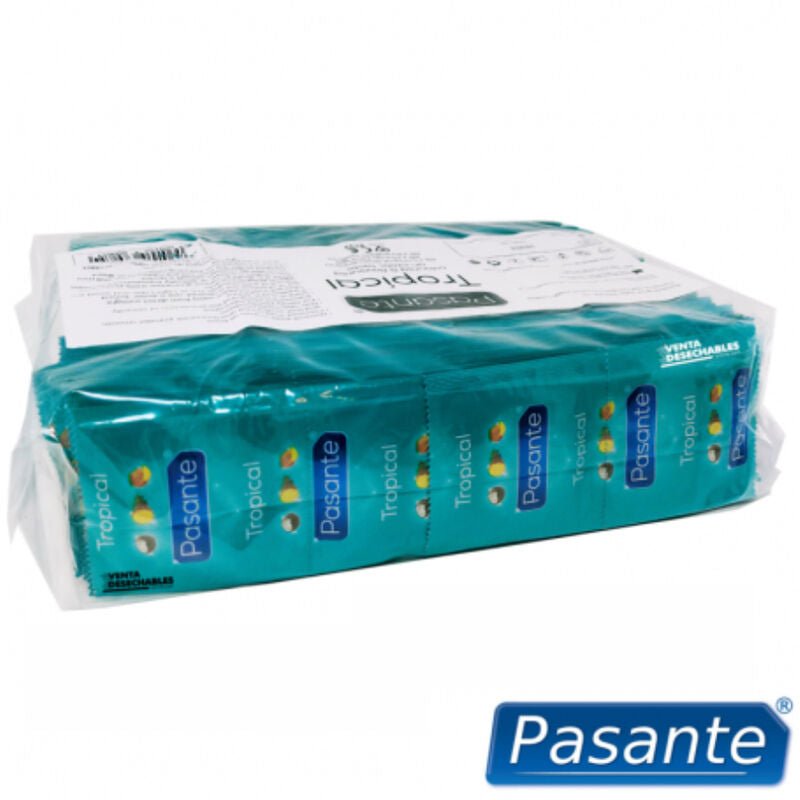 PASANTE - CONDOMS TROPICAL BAG 144 UNITS - Amore24