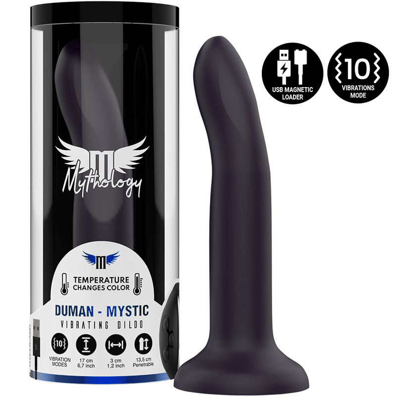 MYTHOLOGY - DUMAN MYSTIC DILDO M - VIBRATOR COMPATIBLE WITH WATCHME WIRELESS TECHNOLOGY - Amore24