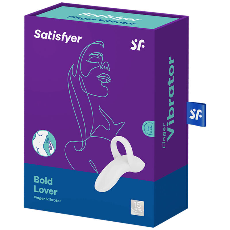 SATISFYER - BOLD LOVER FINGER VIBRATOR PINK - Amore24