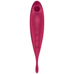 SATISFYER - TWIRLING PRO+ AIR PULSE STIMULATOR & VIBRATOR APP GREEN - Amore24