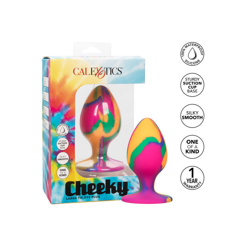 CALEXOTICS - CHEEKY LARGE TIE-DYE PLUG ANAL - Amore24