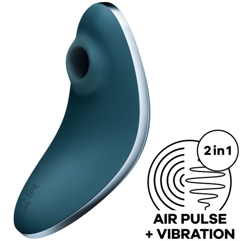 SATISFYER - VULVA LOVER 1 AIR PULSE STIMULATOR & VIBRATOR VIOLET - Amore24