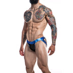 CUT4MEN - JOCKSTRAP DESIRE BLUE LEATHERETTE XL - Amore24