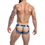 CUT4MEN - JOCKSTRAP DESIRE BLUE LEATHERETTE XL - Amore24