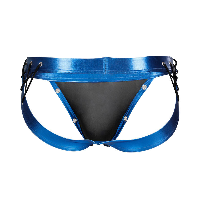 CUT4MEN - JOCKSTRAP DESIRE BLUE LEATHERETTE XL - Amore24