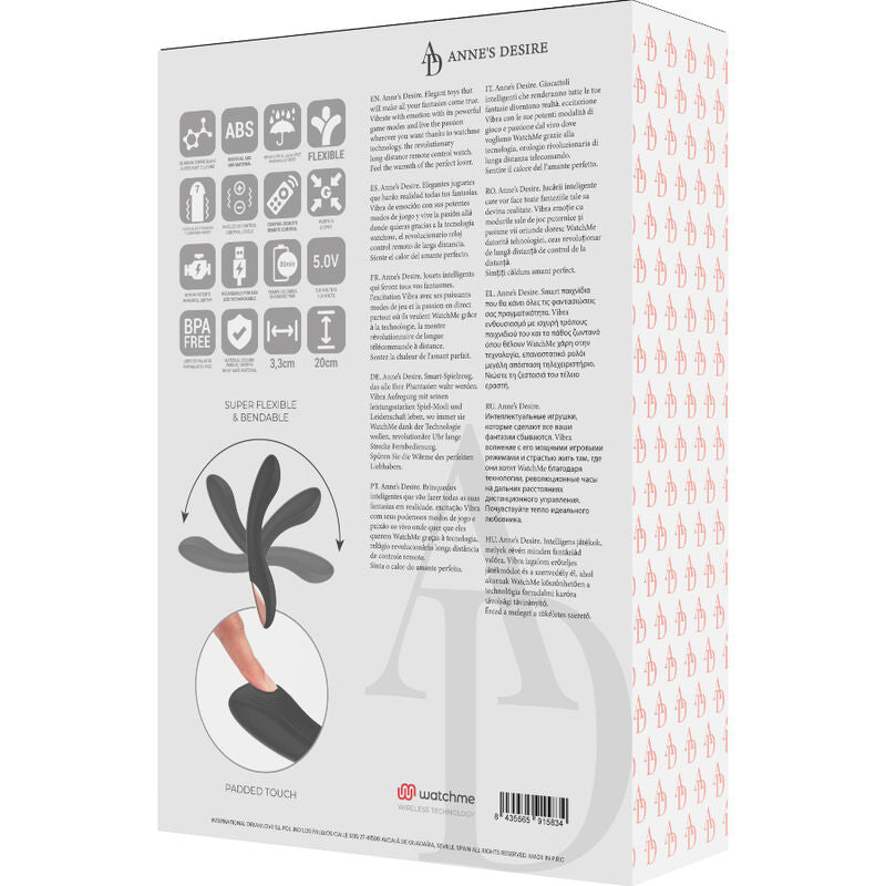 ANNE'S DESIRE - CURVE REMOTE CONTROL TECHNOLOG A WATCHME BLACK - Amore24