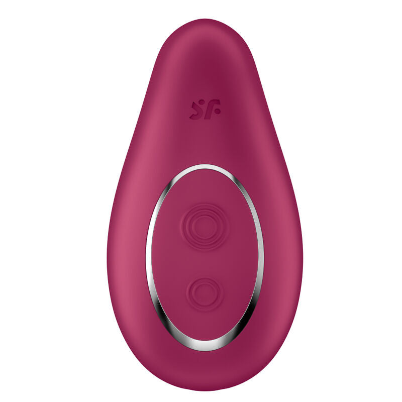 SATISFYER - DIPPING DELIGHT LAY-ON VIBRATOR RED - Amore24