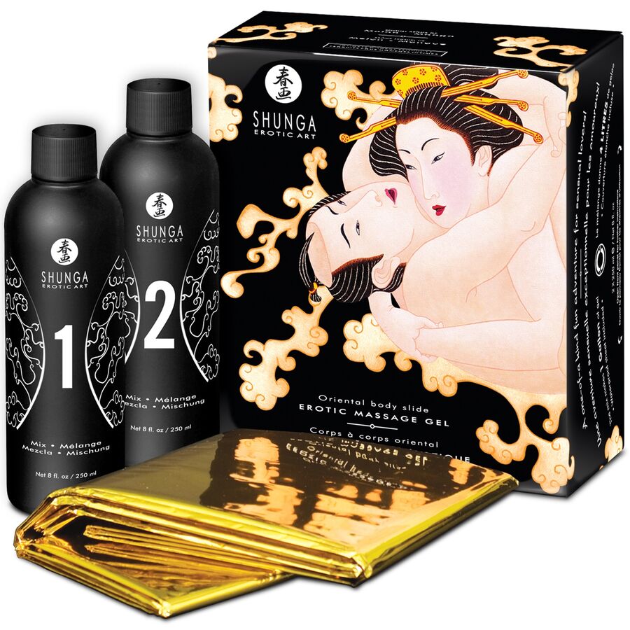 SHUNGA - ORIENTAL MELON MANGO EROTIC BODY TO BODY MASSAGE GEL - Amore24