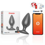 ONINDER - RIO VIBRATING ANAL PLUG BLACK - FREE APP - Amore24