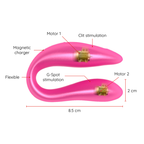 ONINDER - LISBOA PINK G-POINT & CLITORIS STIMULATOR - FREE PINK APP - Amore24