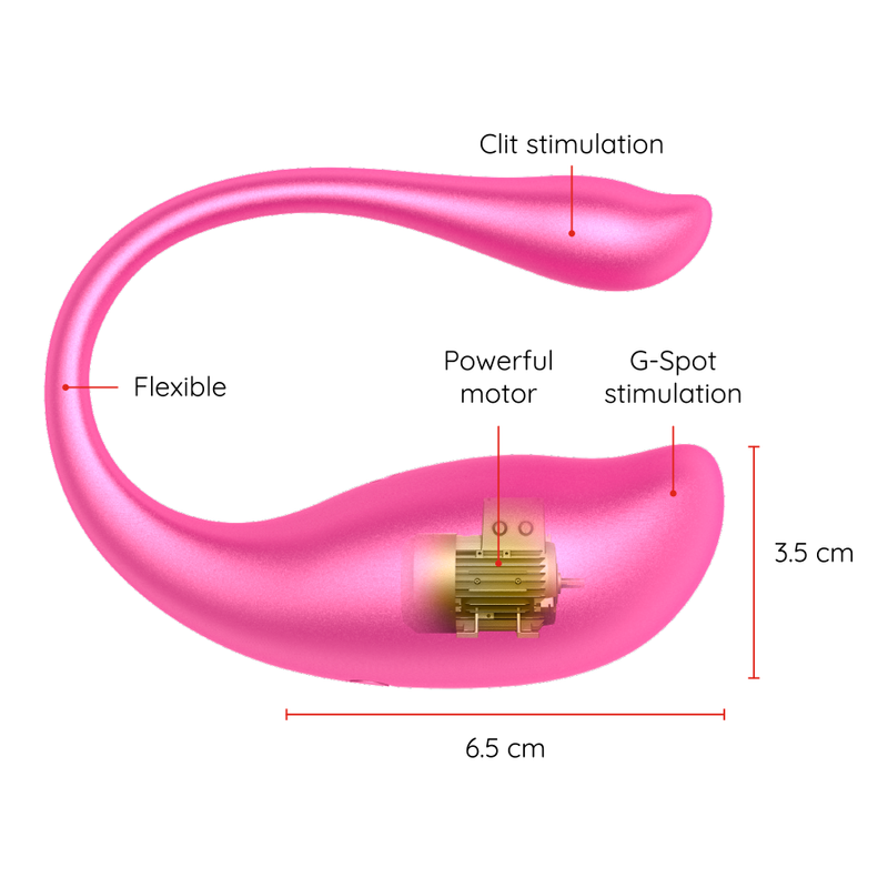 ONINDER - NAIROBI VIBRATING EGG BLACK - FREE APP - Amore24