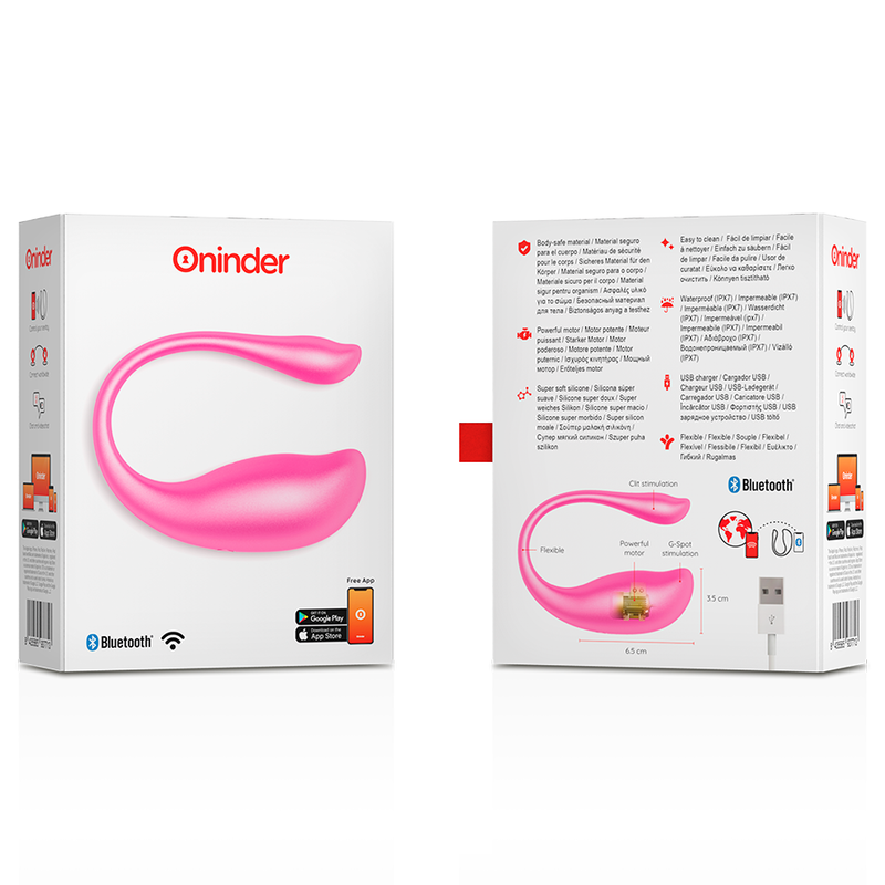 ONINDER - NAIROBI VIBRATING EGG BLACK - FREE APP - Amore24