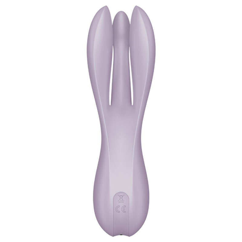 SATISFYER - THREESOME 2 VIBRATOR VIOLET - Amore24