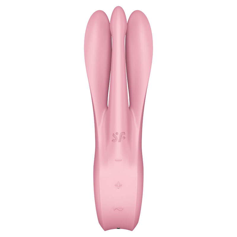 SATISFYER - THREESOME 1 VIBRATOR PINK - Amore24