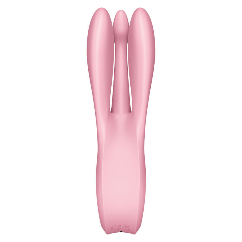 SATISFYER - THREESOME 1 VIBRATOR PINK - Amore24