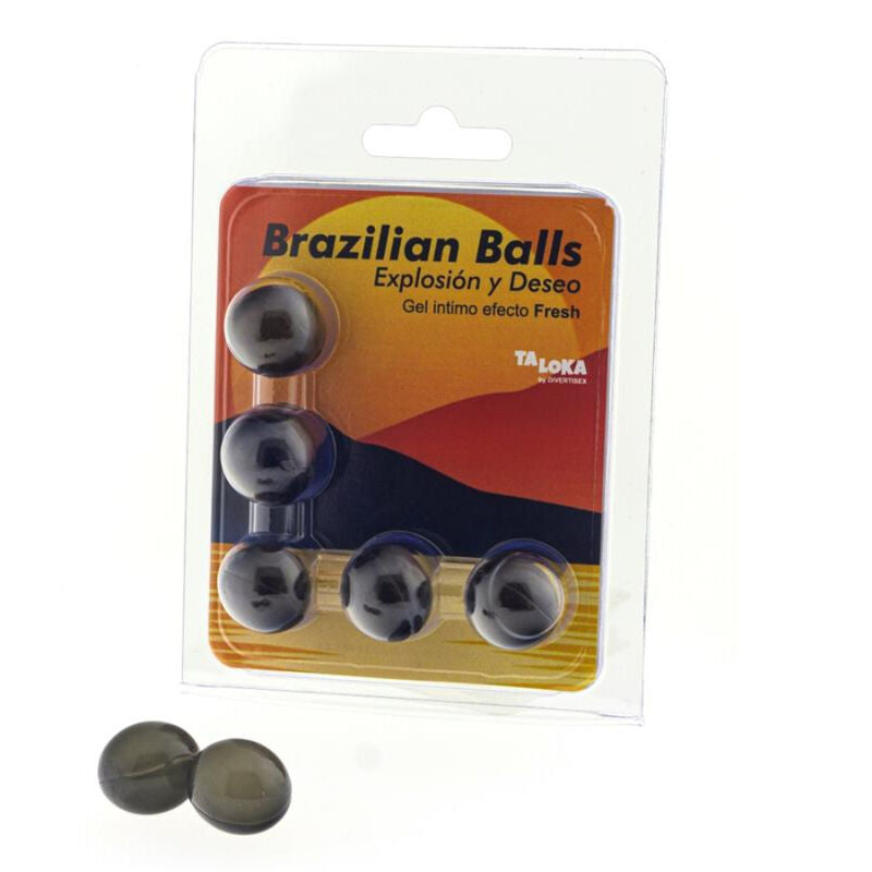 TALOKA - 5 BRAZILIAN BALLS FRESH EFFECT EXCITING GEL - Amore24