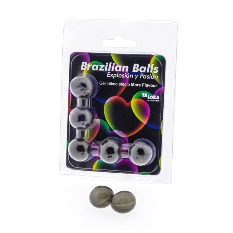 TALOKA - 5 BRAZILIAN BALLS MORE FLAVOUR EFFECT EXCITING GEL - Amore24